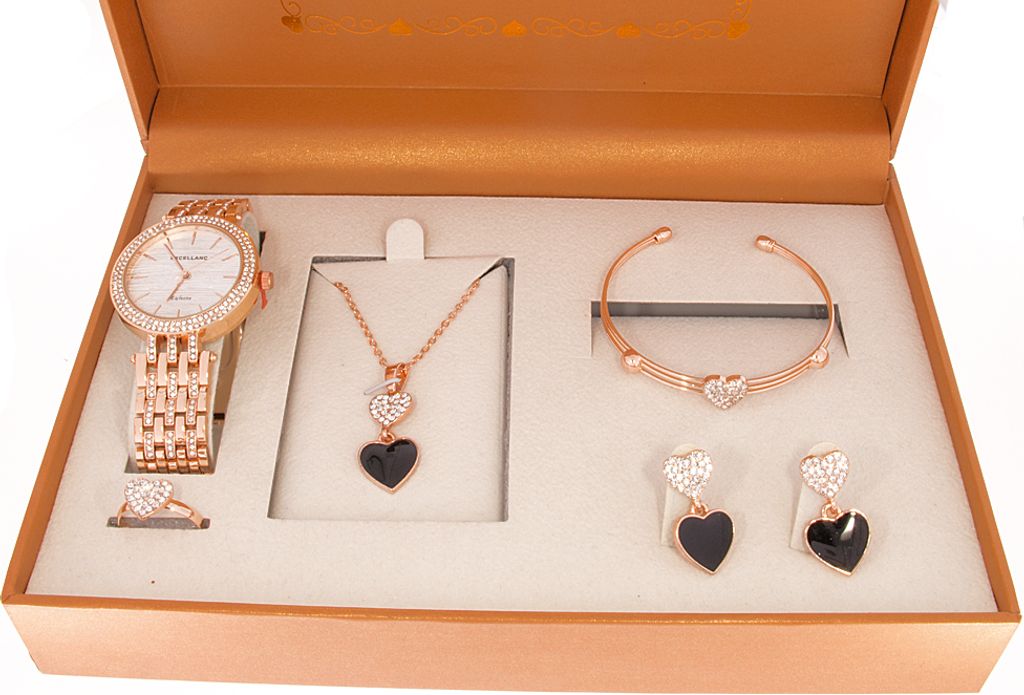 Schmuckset für Damen Farbe rosegold Produktbild 