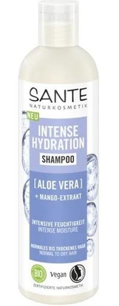 SZAMPON NAWILŻAJĄCY DO WŁOSÓW SUCHYCH ALOES I MANGO ECO 250 ml - SANTE