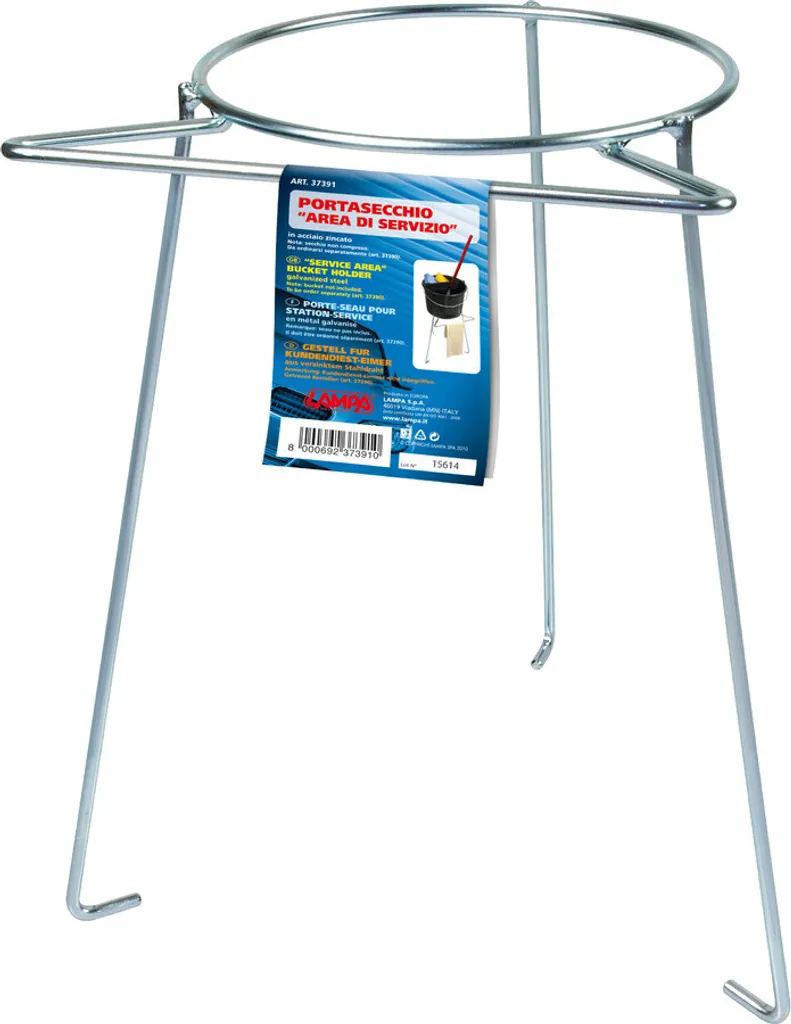 Support de seau pour piste de station-service - Équipement îlot de lavage