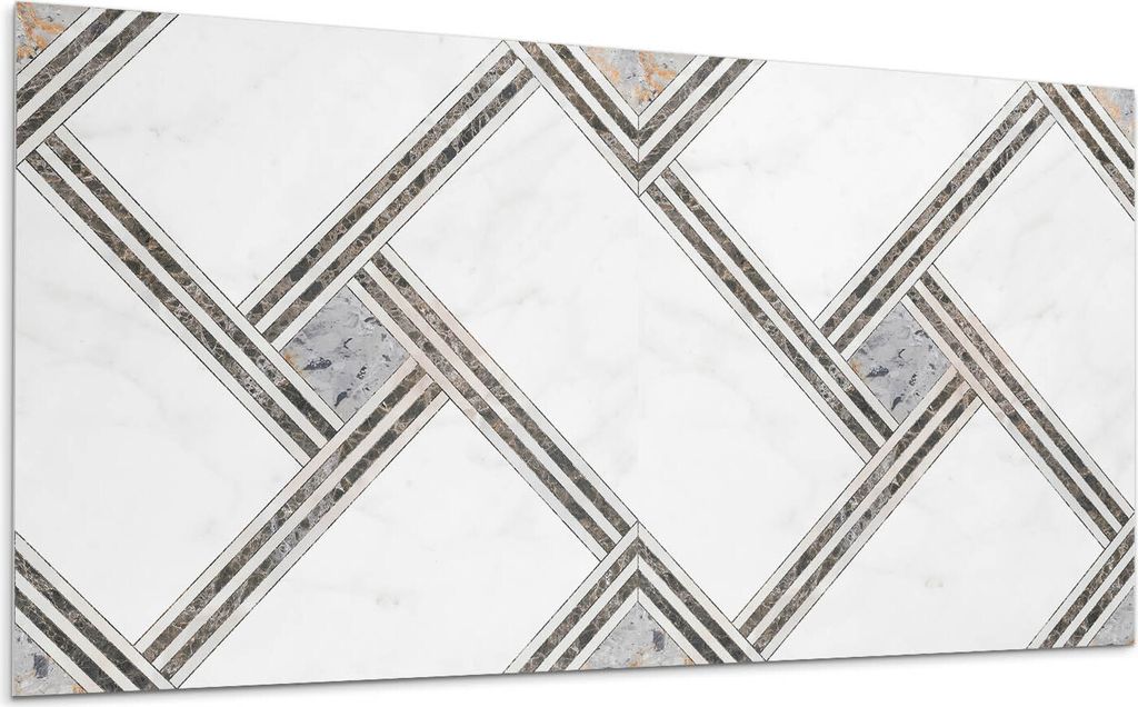 Geometrisches Muster Mit Linien – Selbstklebende Fliesen – Wandverkleidung – Wandpaneel – PVC Fliesen – Vinylflisen – PCV Flisen – Se...