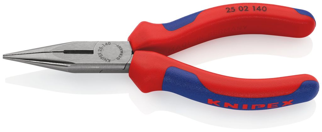 KNIPEX Flachrundzange mit Schneide Produktbild 