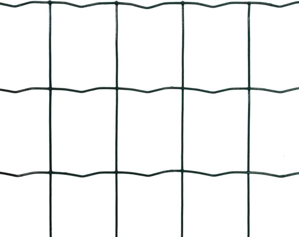 vidaXL Gartenzaun Maschendraht Gitterzaun Schweißgitter 25x0,8m