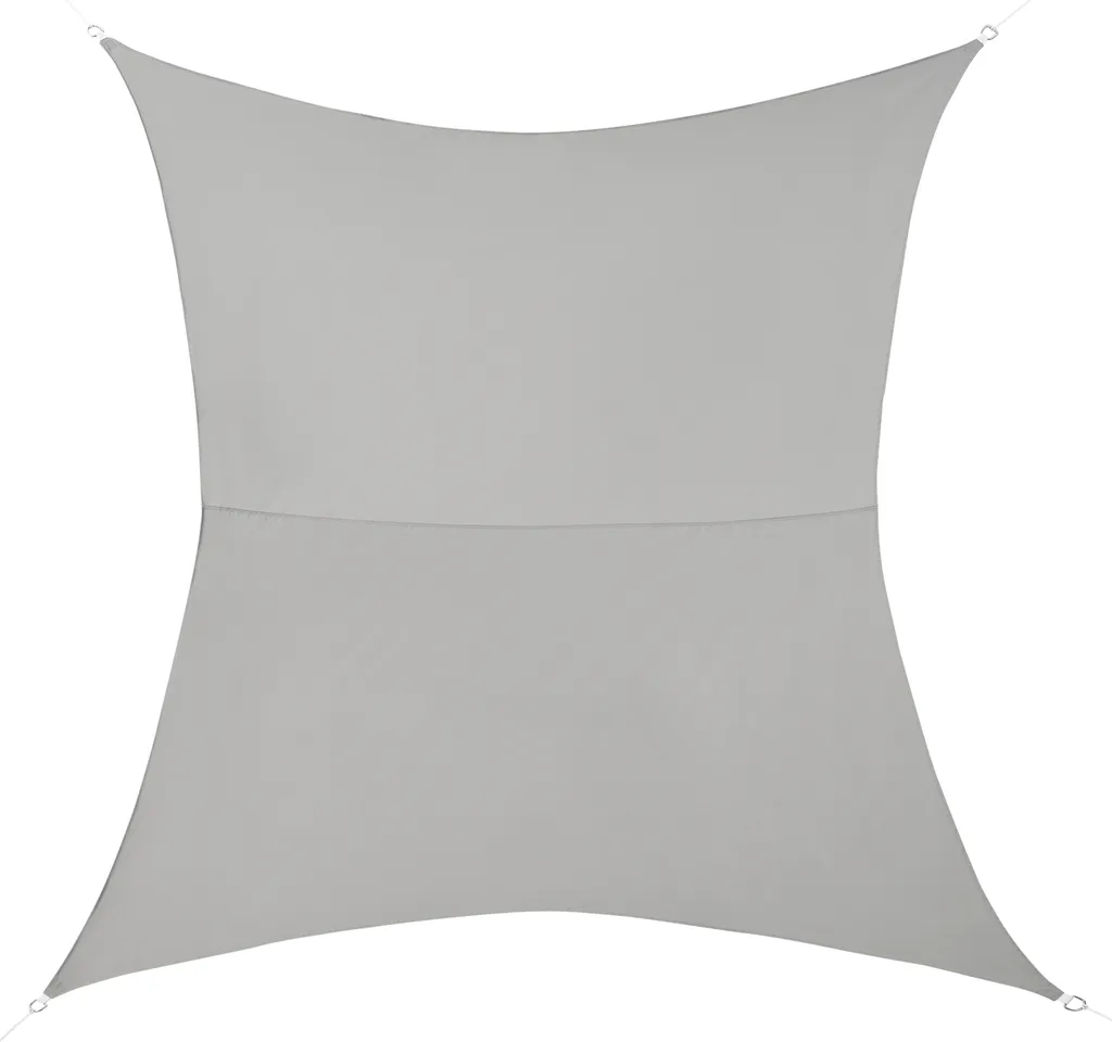Tenda da Sole 2x3m Grigio Chiaro: Vela Ombreggiante Protezione UV