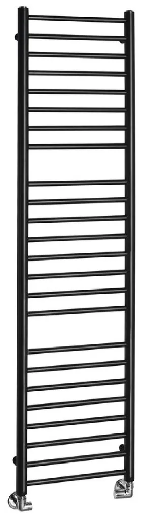 Radiateur sèche-serviettes design noir mat Sapho Dina 156x40 cm IR374B