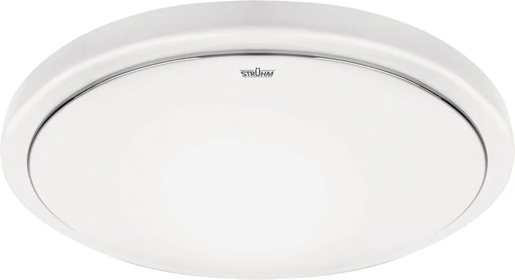Luminaire de Plafond LED 24W avec Capteur de Présence Blanc Rond Ø33cm