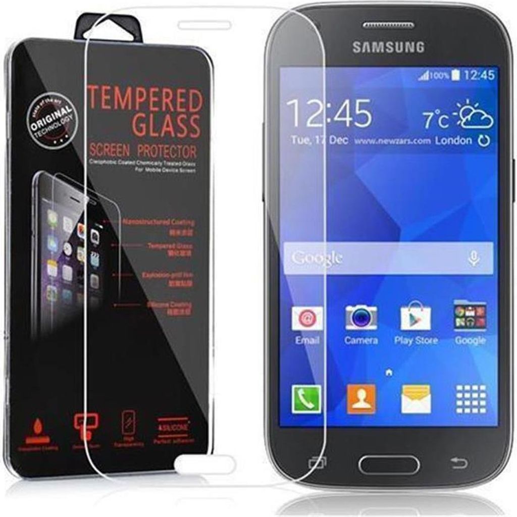 Cadorabo Panzer Folie für Samsung Galaxy ACE STYLE LTE Schutzfolie in Transparent Gehärtetes Tempered Display-Schutzglas