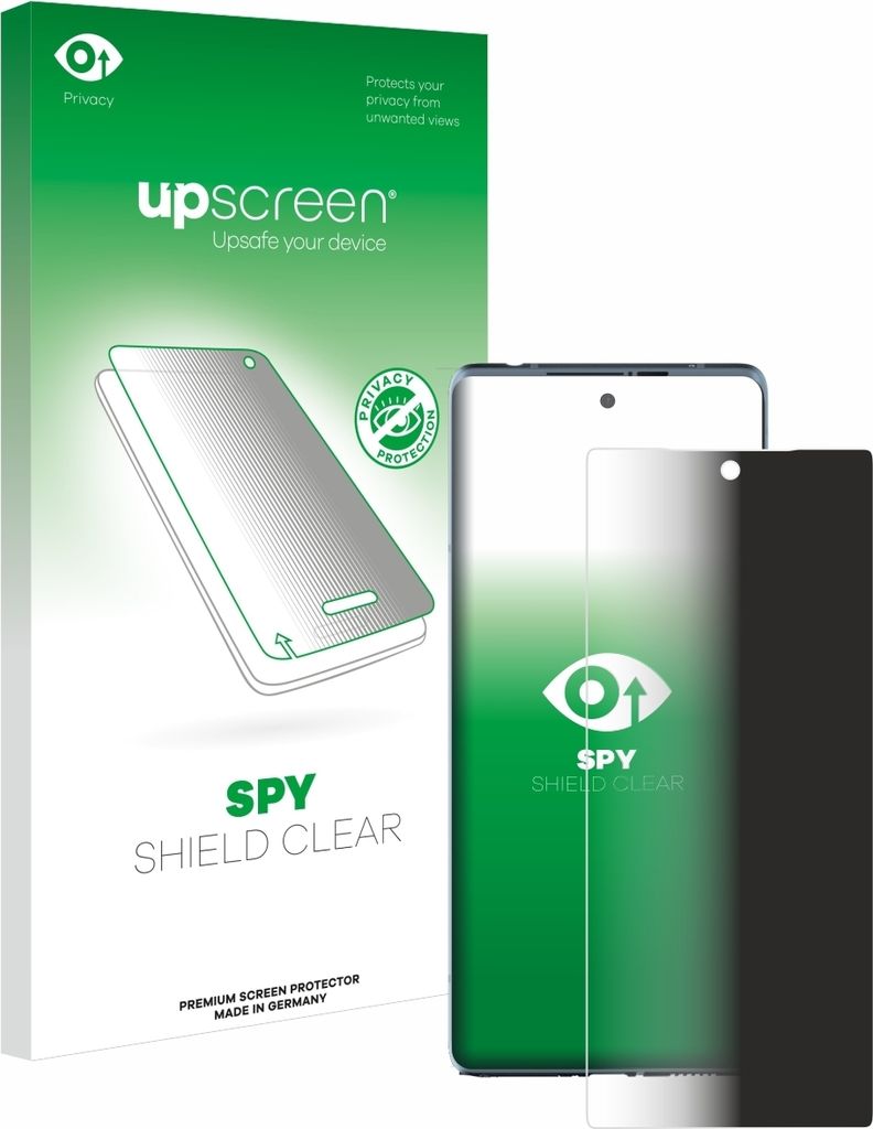Für HTC U24 Pro Sichtschutzfolie Schutzfolie upscreen Anti-Spy Privacy Sichtschutz Blickschutz Display Schutz Folie Blaulichtfilter