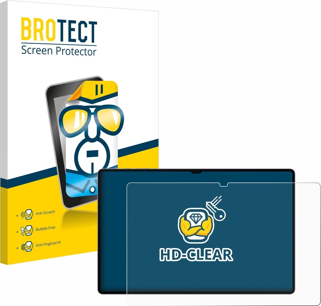 Für Samsung Galaxy Tab S10 Ultra 5G Schutzfolie BROTECT Displayschutz Display Schutz Folie Klar Transparent
