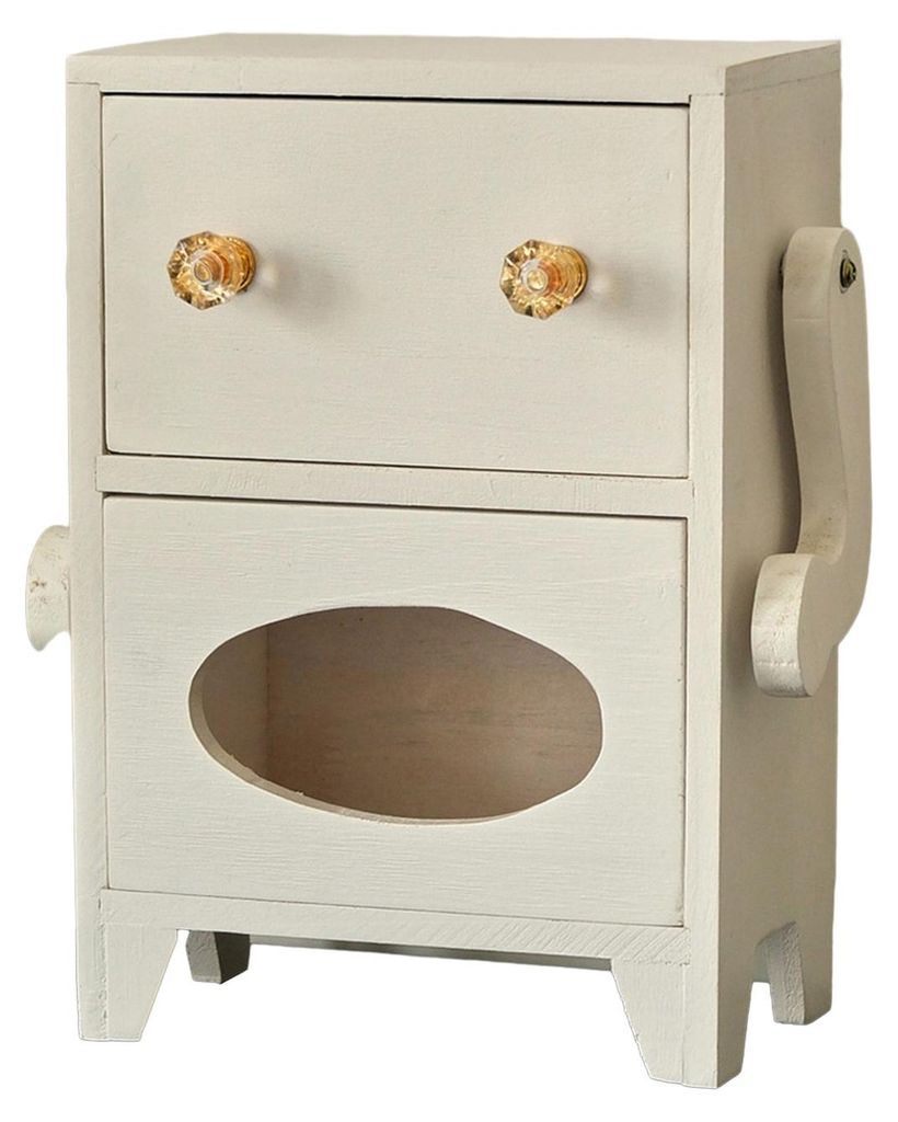 Mini-Schmuckkästchen in Roboterform aus Holz mit Schublade und Taschentuchhalter – ideal als Schreibtisch-Organizer für Schmuck, Kosmetik, Schm...