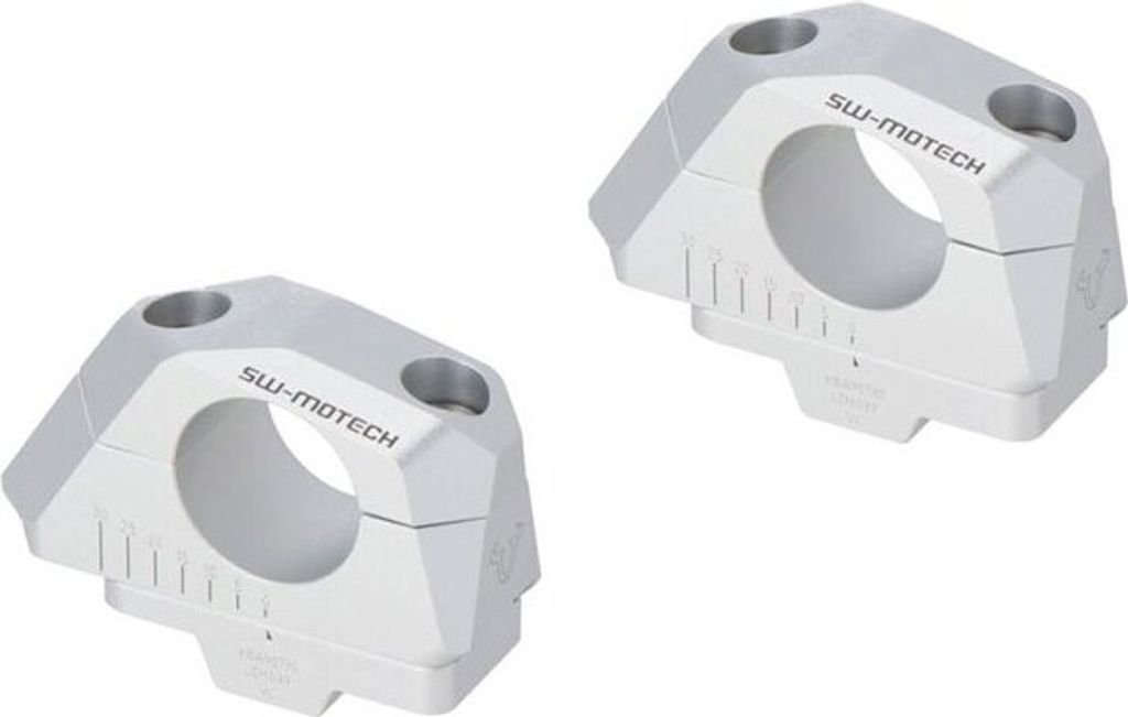 Sw-motech 32mm Lenkererhöhung Silber Silber One Size