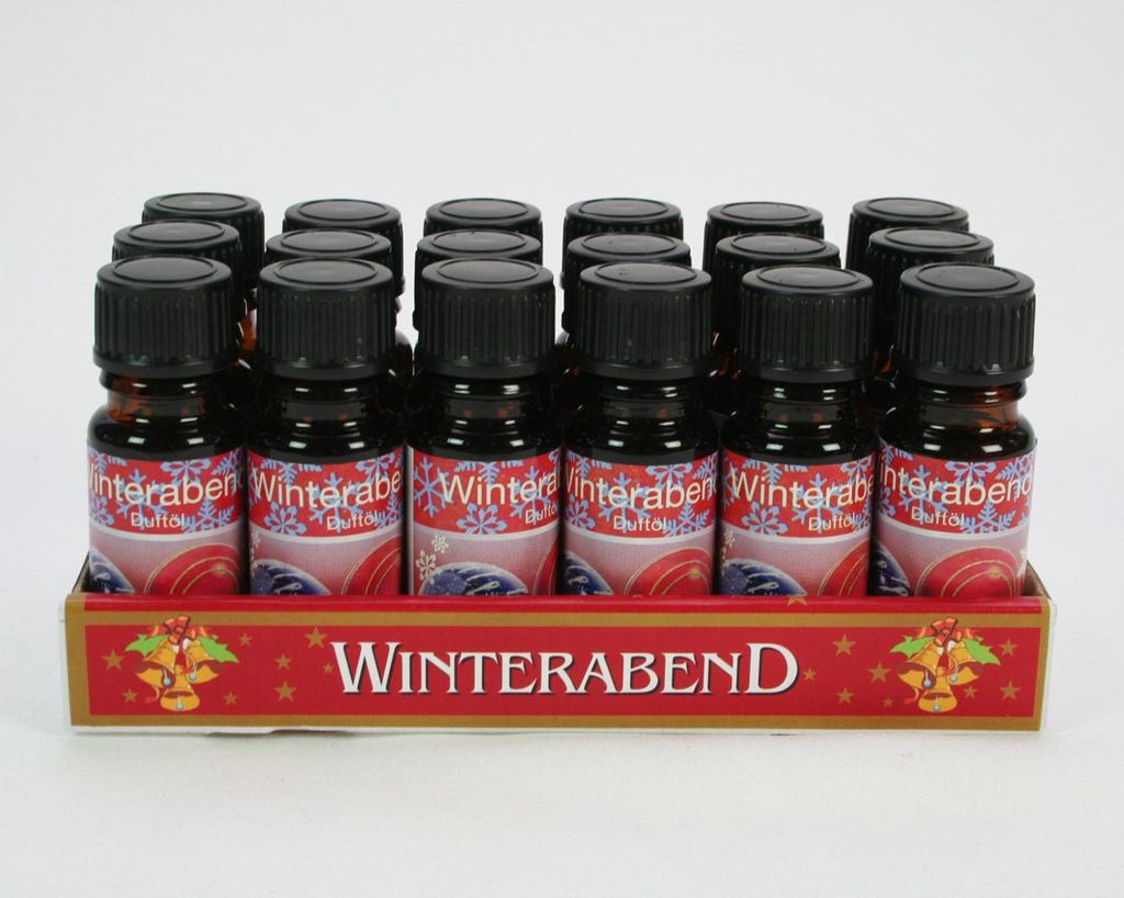 ELINA Duftöl 10ml Winterabend in Glasflasche Produktbild 