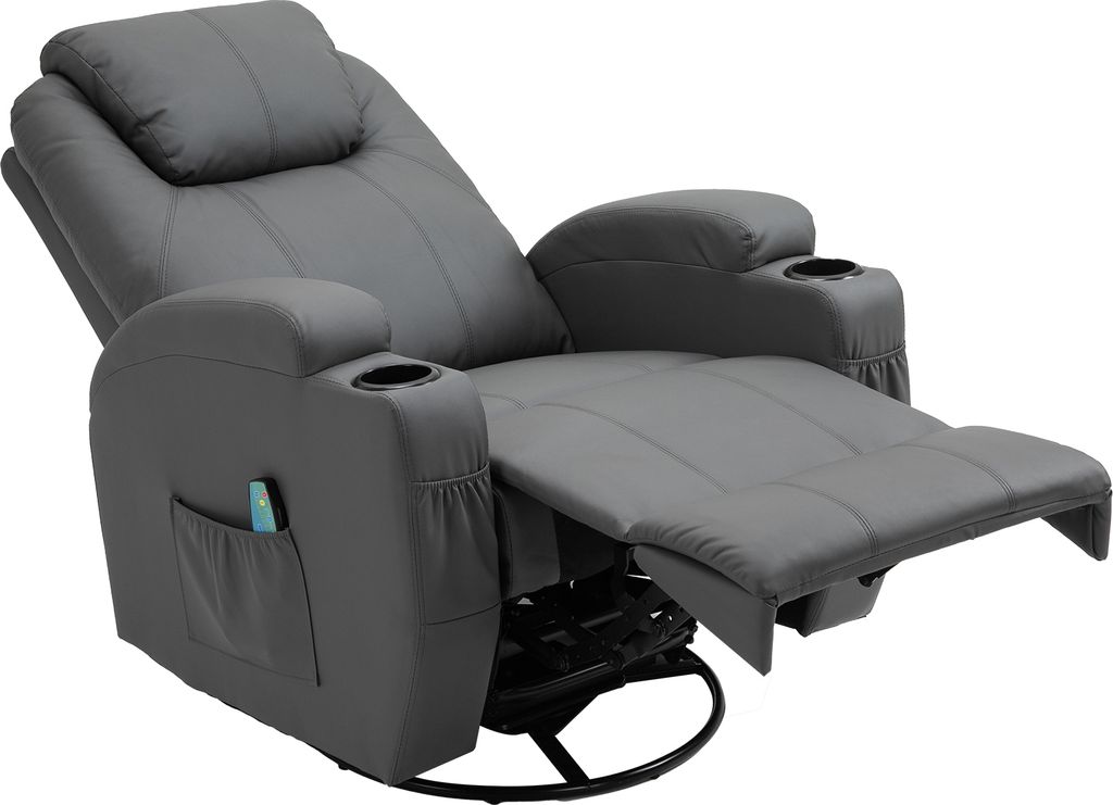 Massagesessel 360° drehbar Relaxsessel Wärmefunktion Produktbild 8