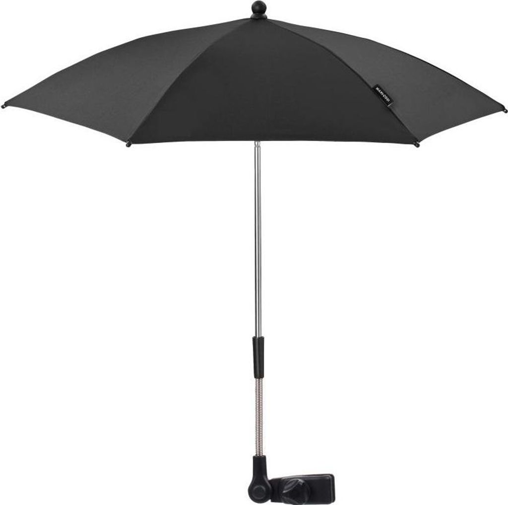 Maxi-Cosi Parasol, Stylischer und Praktischer Sonnenschirm für alle Maxi-Cosi Kinderwagen und Viele Mehr, mit UV-Lichtschutz 50+, Black