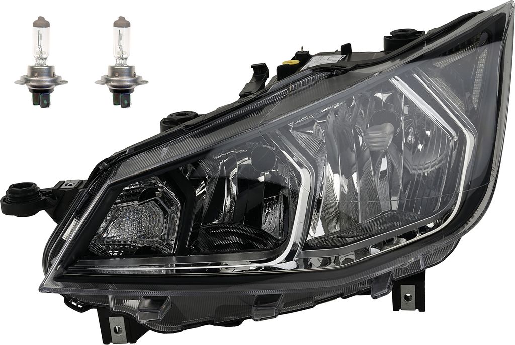 Johns, Scheinwerfer passend für Seat Ibiza KJ 17- links mit LWR TFL LED + Leuchtmittel 6F1941015B 6F1941015 6F1941015A