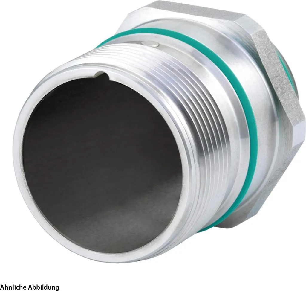 Connecteur droit Hummel M23 Signal INOX broche avant argent