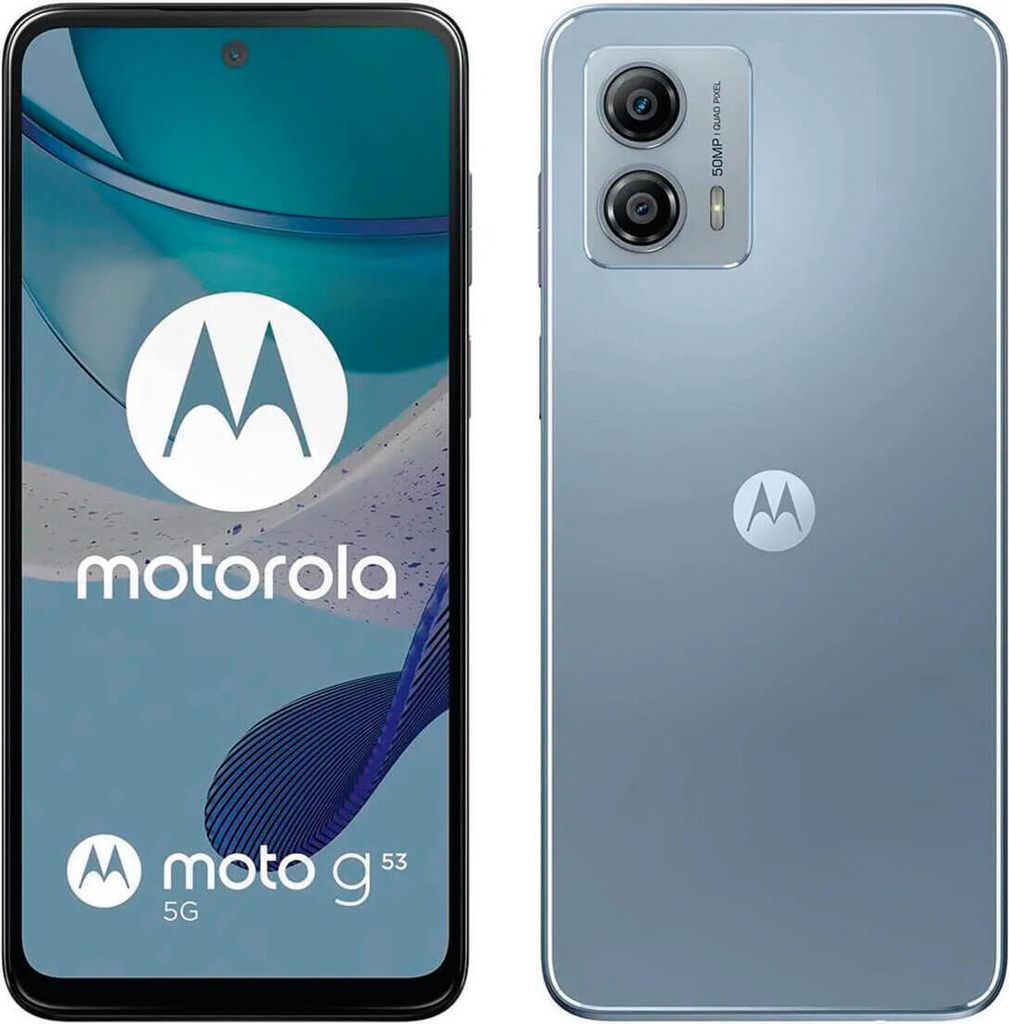 Motorola Moto G53 4GB/128GB Silber (Arctic Silver) Dual Sim Produktbild 