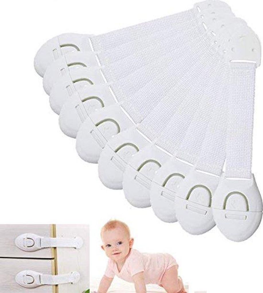 Kinderveilige Kastschlösser, Kleberfunktion, Fingerfesteitlos, für Küchen, Schränke, Geräte, Kühlschränke und Ofen