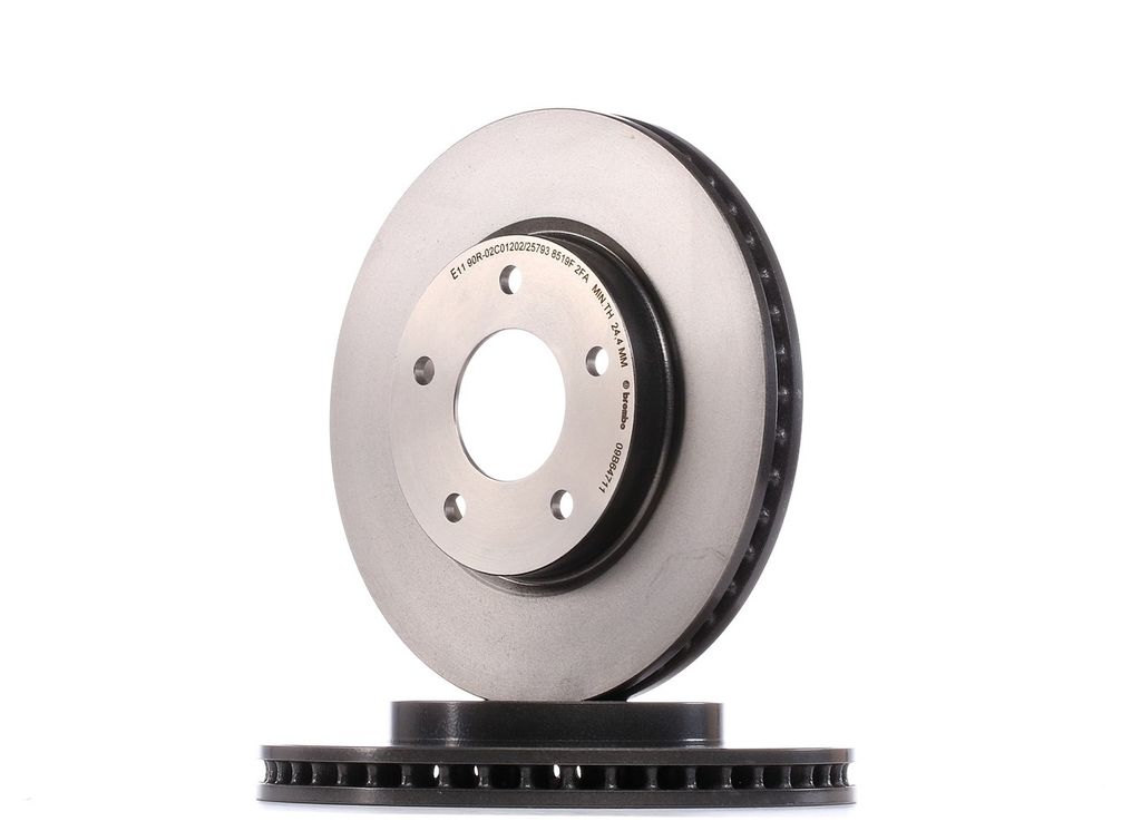 2x BREMBO Bremsscheibe 09.B647.11 für MITSUBISHI Lancer VIII Schrägheck (CX_A)