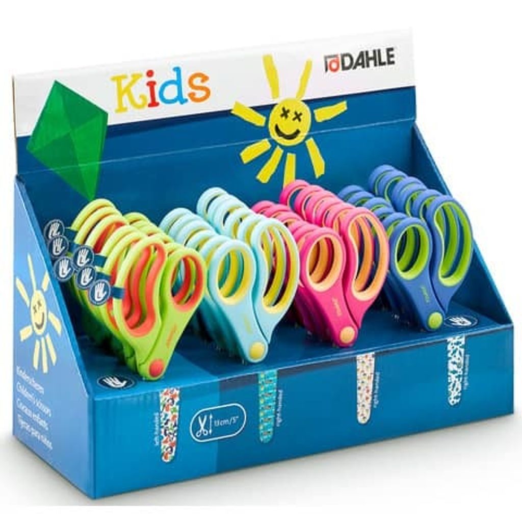 Kinderschere 13cm sortiert rund Produktbild 