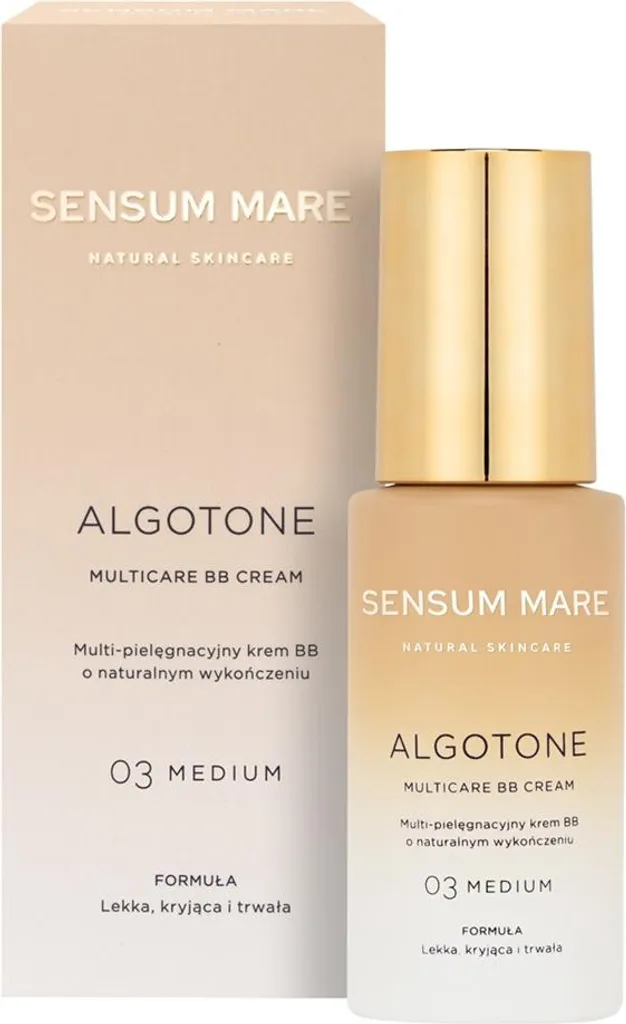 BB Crème Teintée Medium ALGOTONE Sensum Mare Soin Visage Hydratant 30ml - 2
