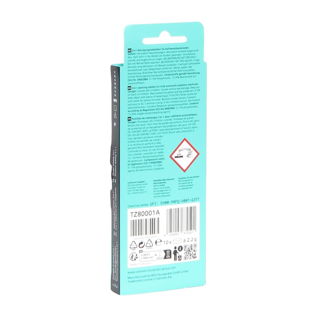 Tablette Di Pulizia - Siemens - TZ80001A - Manutenzione Per Espresso - Foto 9