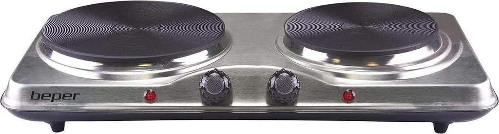 Cuisinière électrique 2 plaques de cuisson compacte pour petit espace