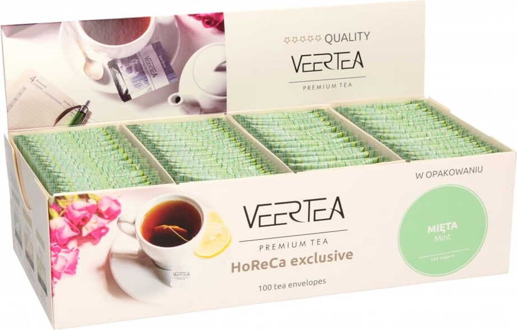 Veertea, Tee Set, Pfefferminze Kräutertee, 100 Beutel Produktbild 