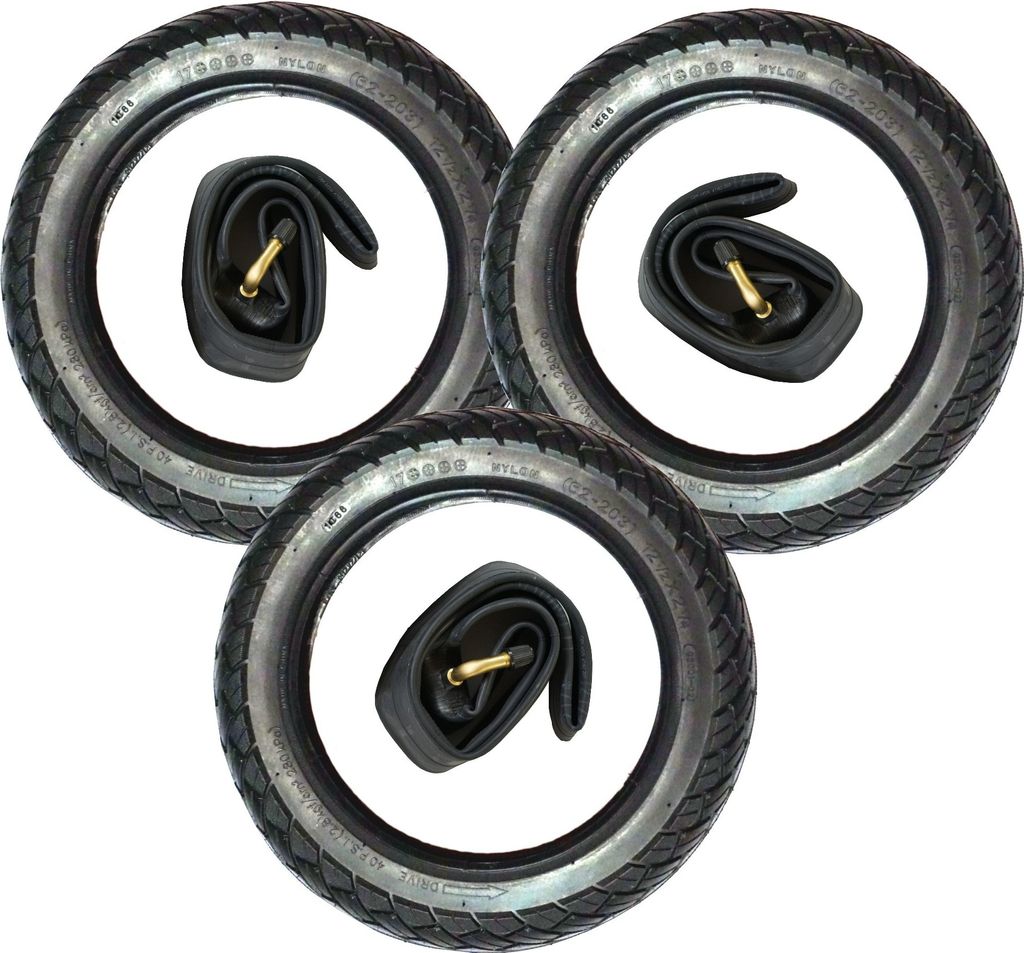 3 Set 12" Reifen + Schlauch 12 1/2 x 2 1/4  = 62-203 Produktbild 