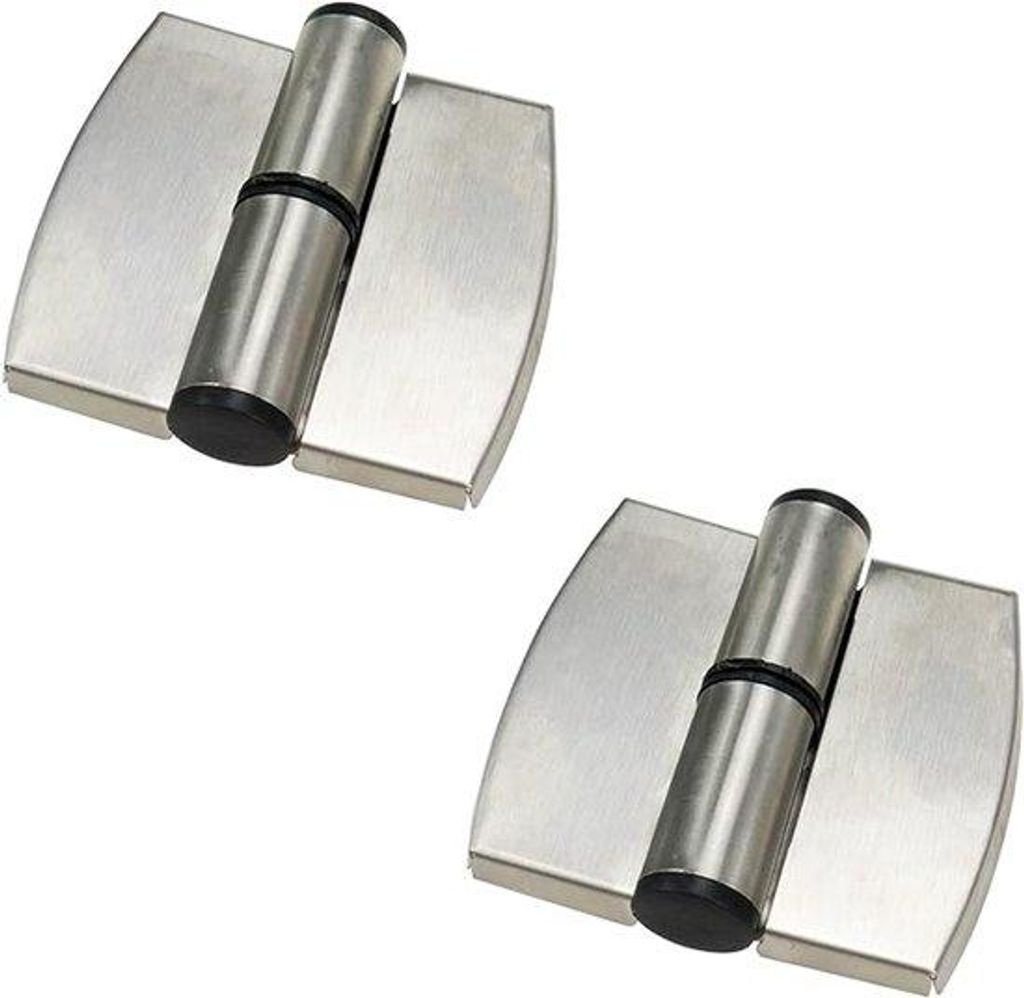 Montageaccessoires für Trennwände in öffentlichen Toiletten: flaches Türschloss (links)