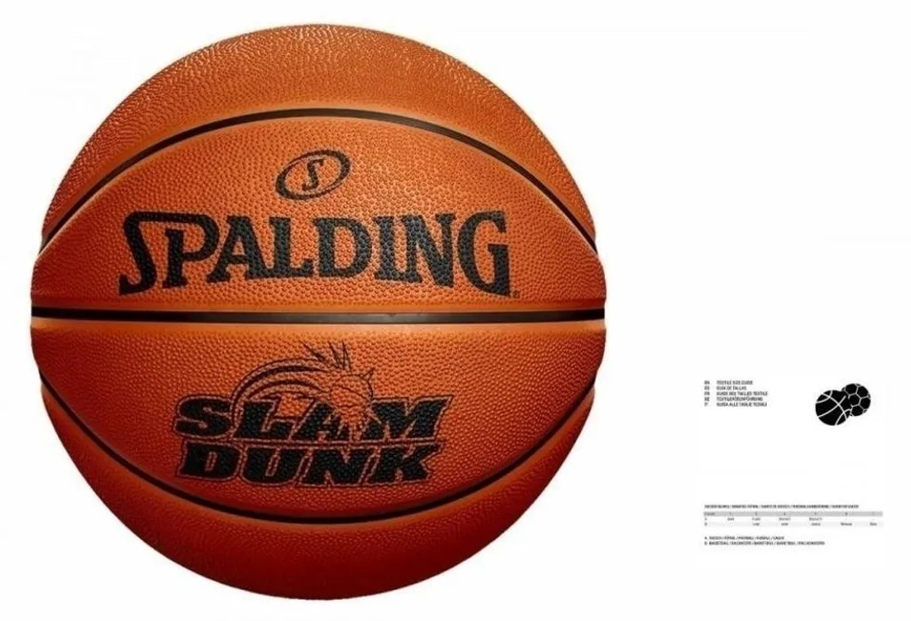 Ballon de Basket Increvable Spalding Slam Dunk Anti-Dégonflage T7