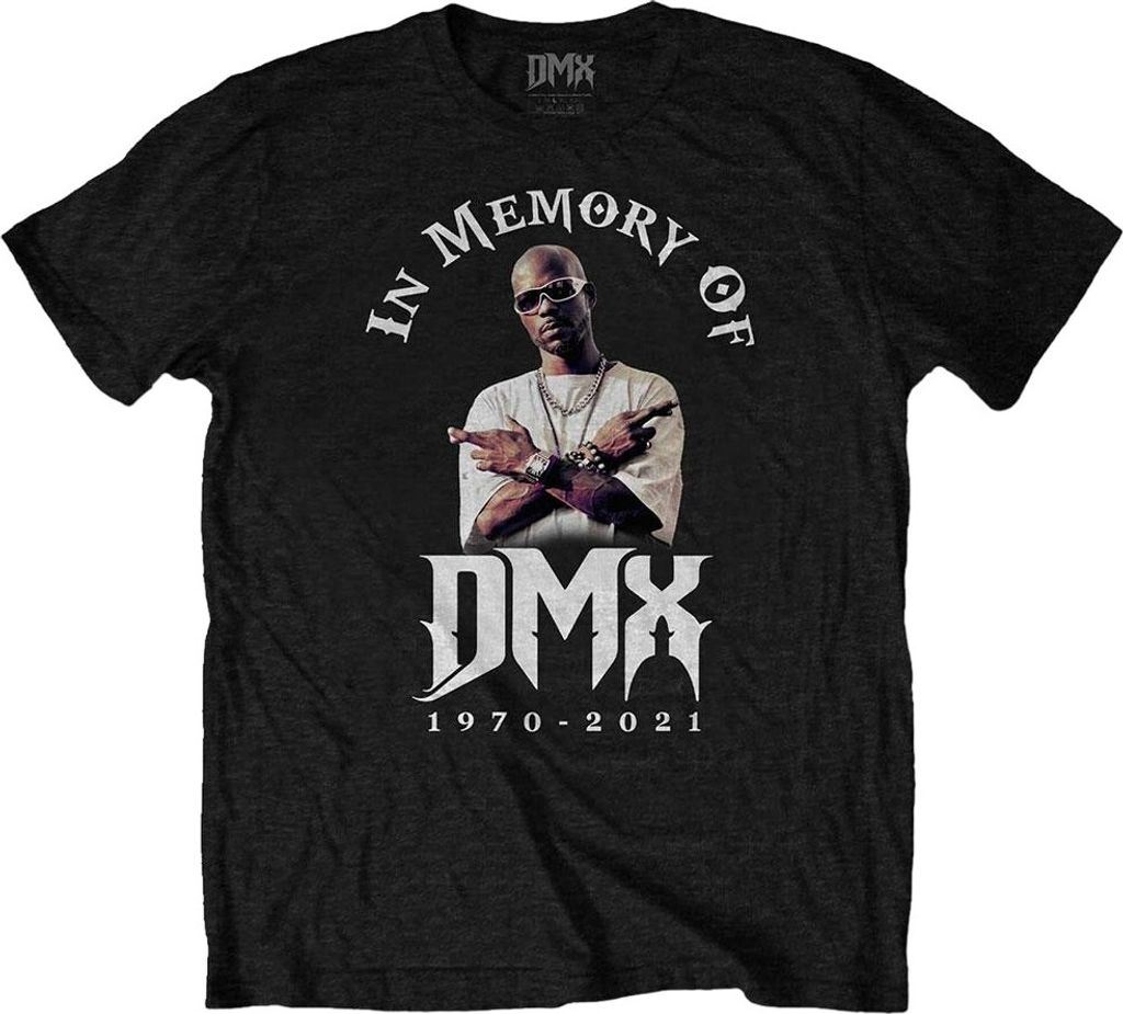 DMX - "In Memory" T-Shirt für Herren/Damen Uni RO9986 (S) (Schwarz)