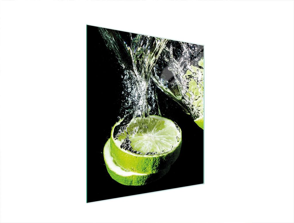 Glasschneidebrett 45x52 Limette