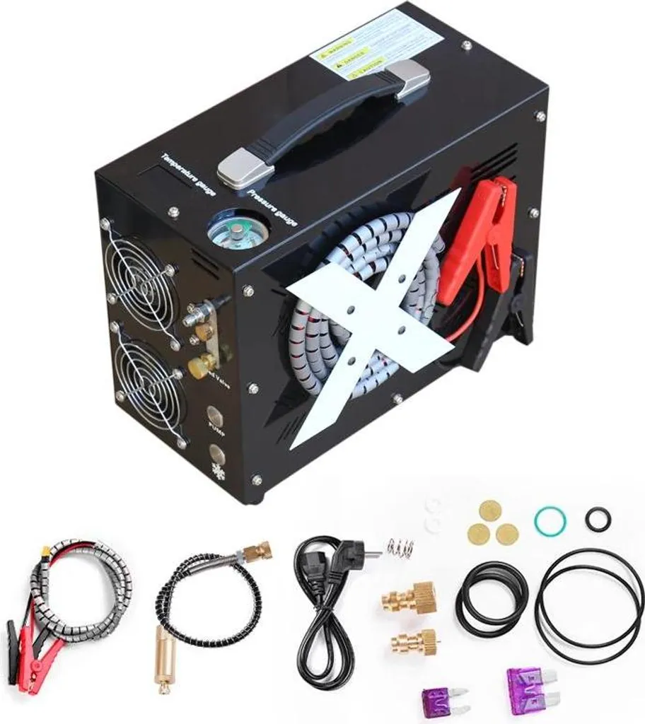 Pompe à air haute pression design portable avec écran digital 12V 110V