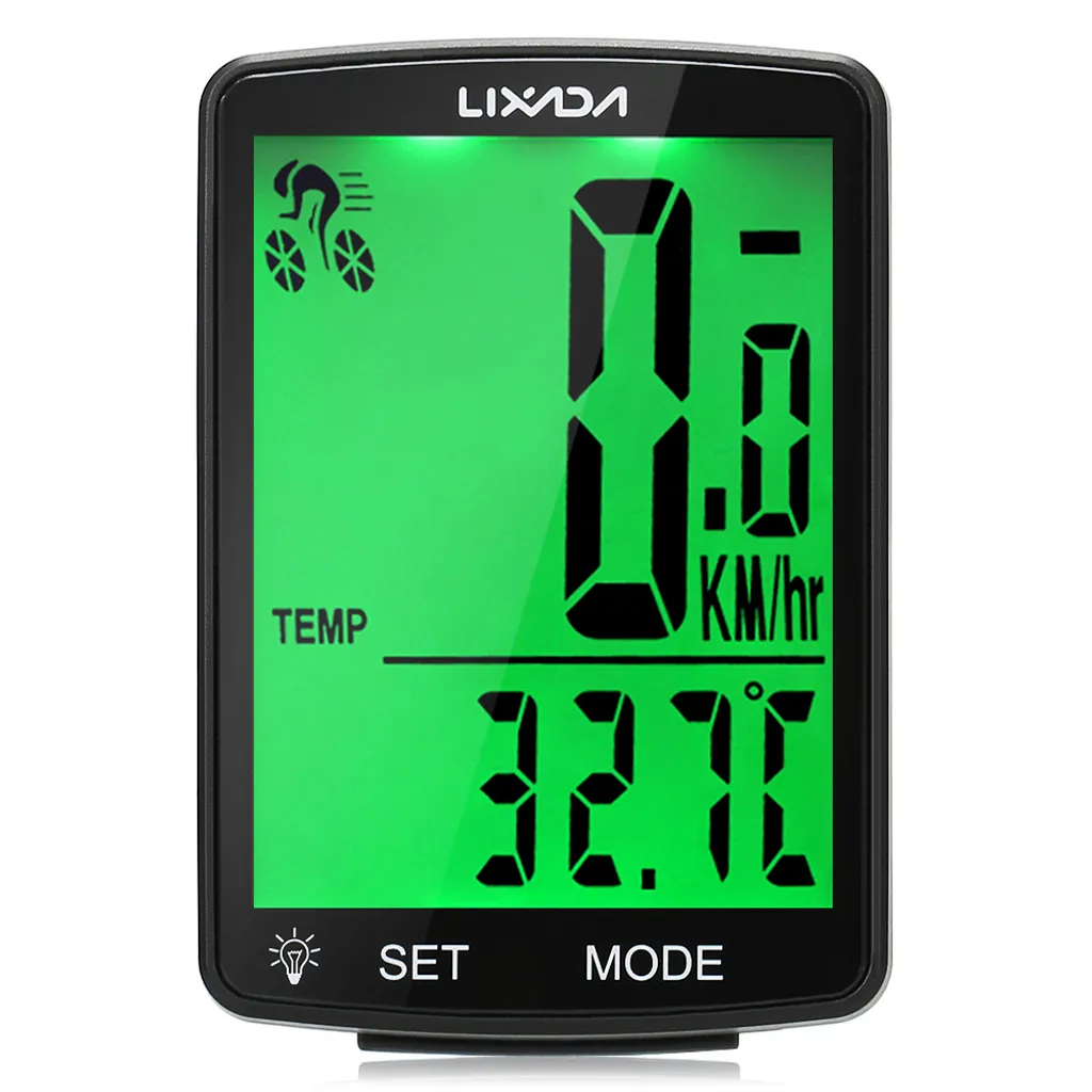 Multifunktionaler Fahrradstoppuhr-Tachometer für Rennradfahren Mountainbiken DE 