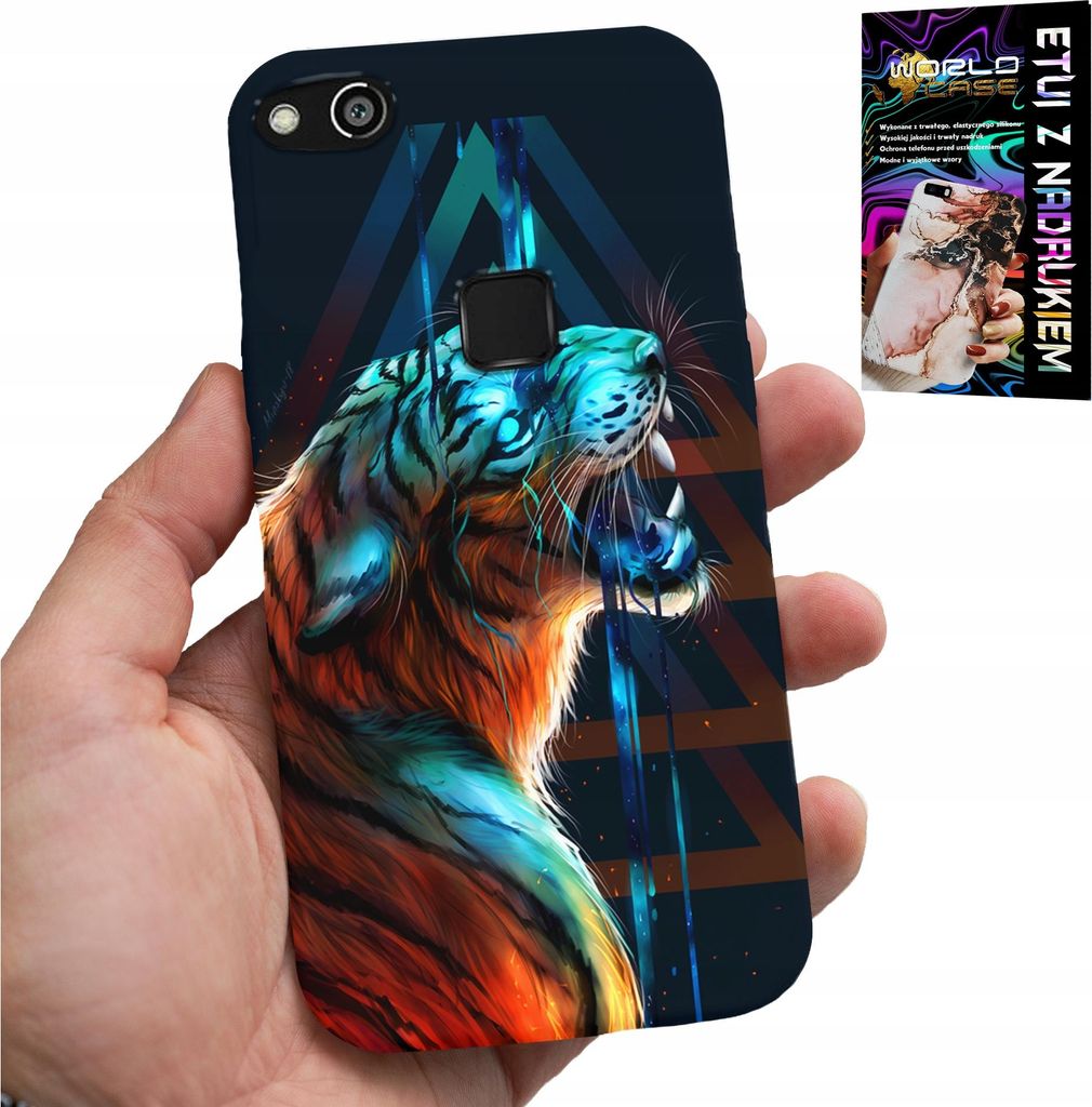 Etui Für Huawei P10 Lite - Tiger Men's Case Designs, Etui