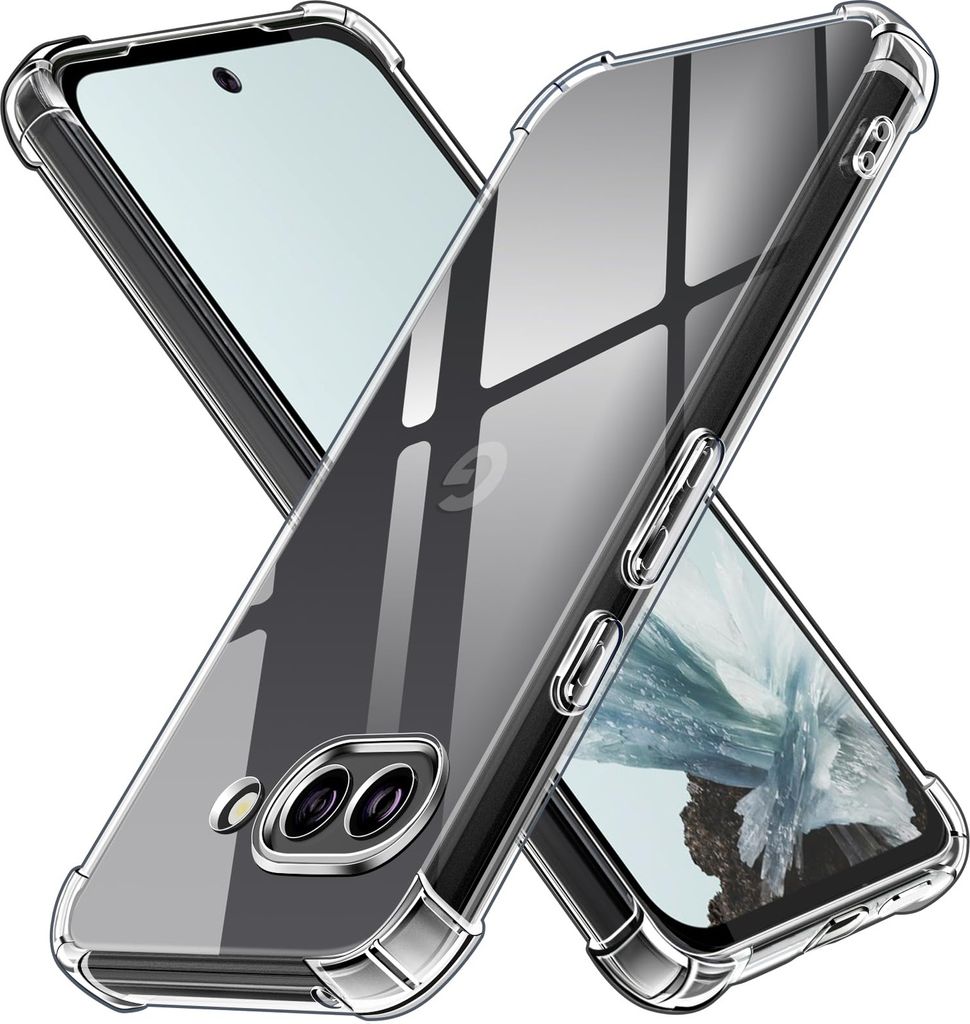 Für Google Pixel 9a Schock Silikon TPU Schutz Hülle Handy Cover Transparent