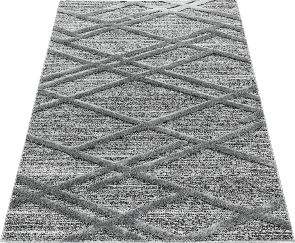 Tapis de Cuisine et Chambre 60x110 Gris Confortable et Facile à Laver