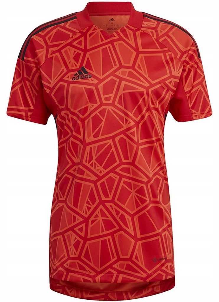 Adidas - "Condivo 22" Torwarttrikot für Herren kurzärmlig PP4639 (L) (Rot)