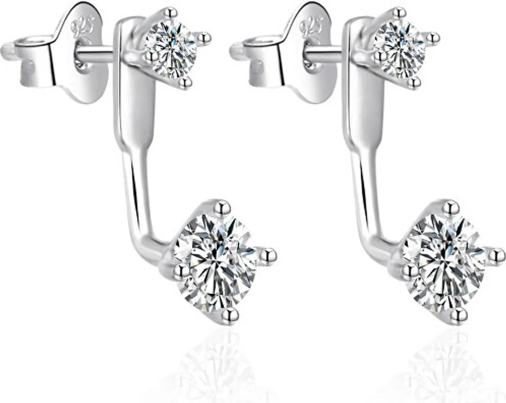 Design Spoo | Nodo di strega ossidiana, orecchini celtici con pietra nera | Orecchini in argento 925