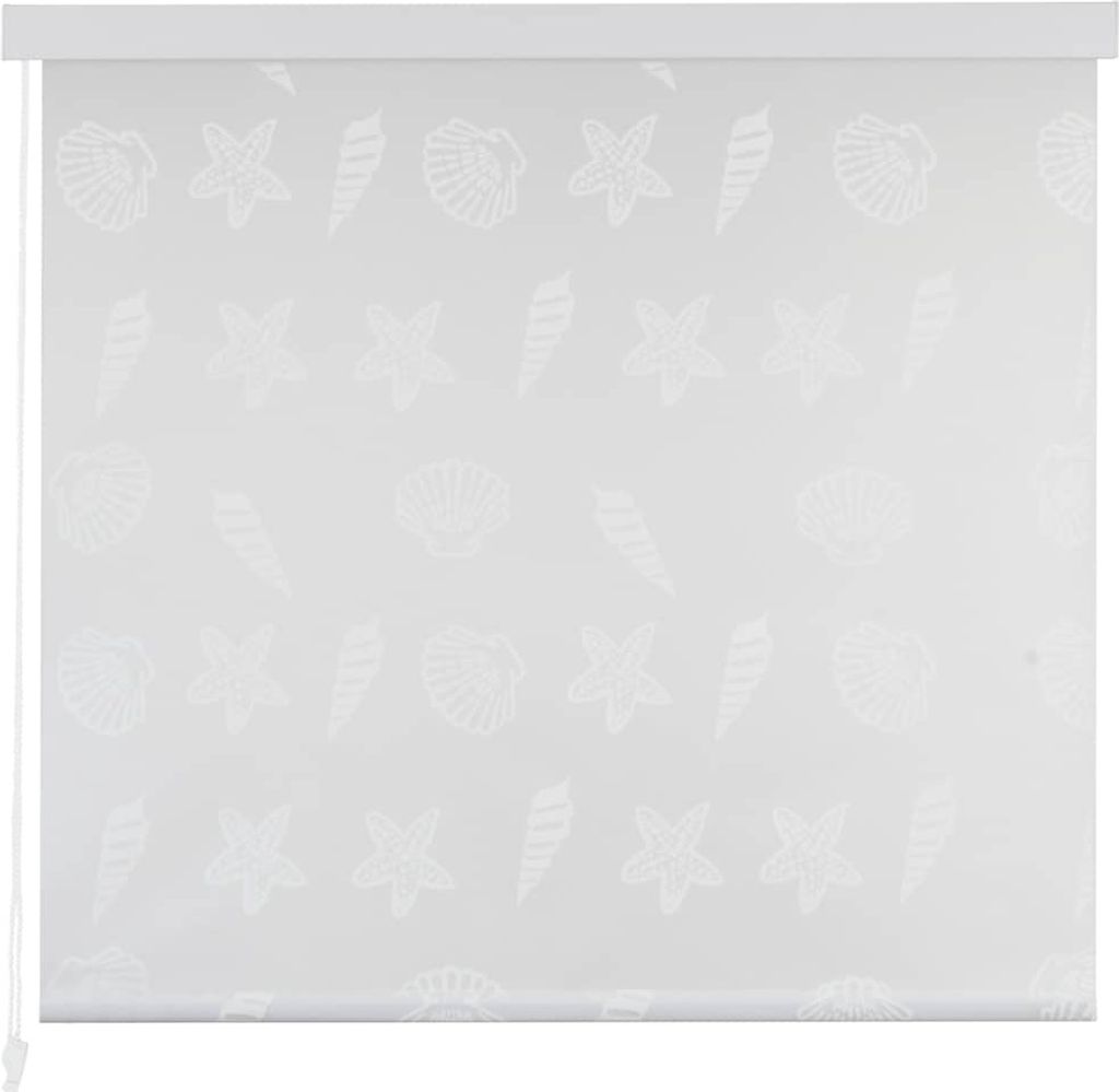 vidaXL Duschrollo 120x240 cm Seesternmuster Produktbild 1