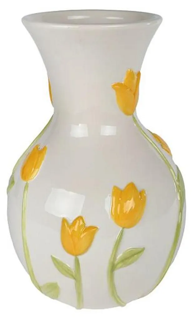 Vase Tulipe Design Multicolore en Carton Rigide format 18,5x28 cm