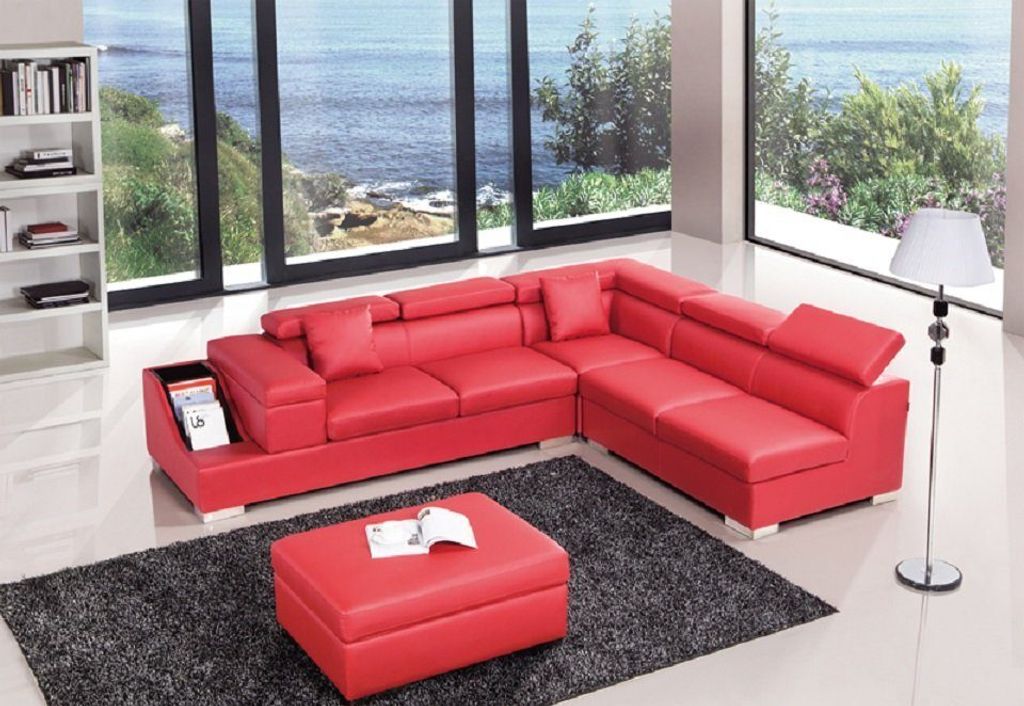 Wohnlandschaft Ecksofa L Form Mit Hocker
