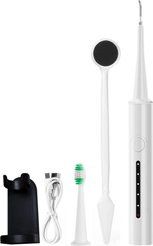 INF Elektrische Zahnbürste mit Wandhalterung Weiß