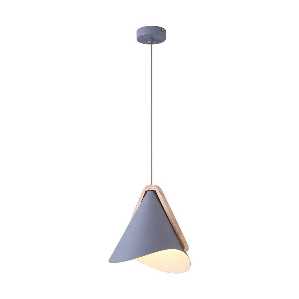 Rabalux 6649 Pendelleuchte 1 Spot Neva, E27, grau, Industriell, 24,5cm