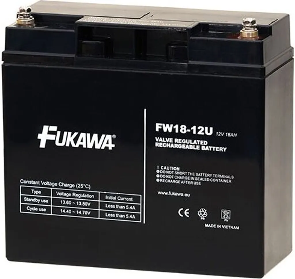Batteria FUKAWA FW 18-12 U 12V 18Ah per UPS APC - Ricambio Certificato M5