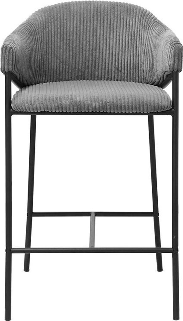 Barhocker Iggy | 54 x 59 x 90 cm | Grau