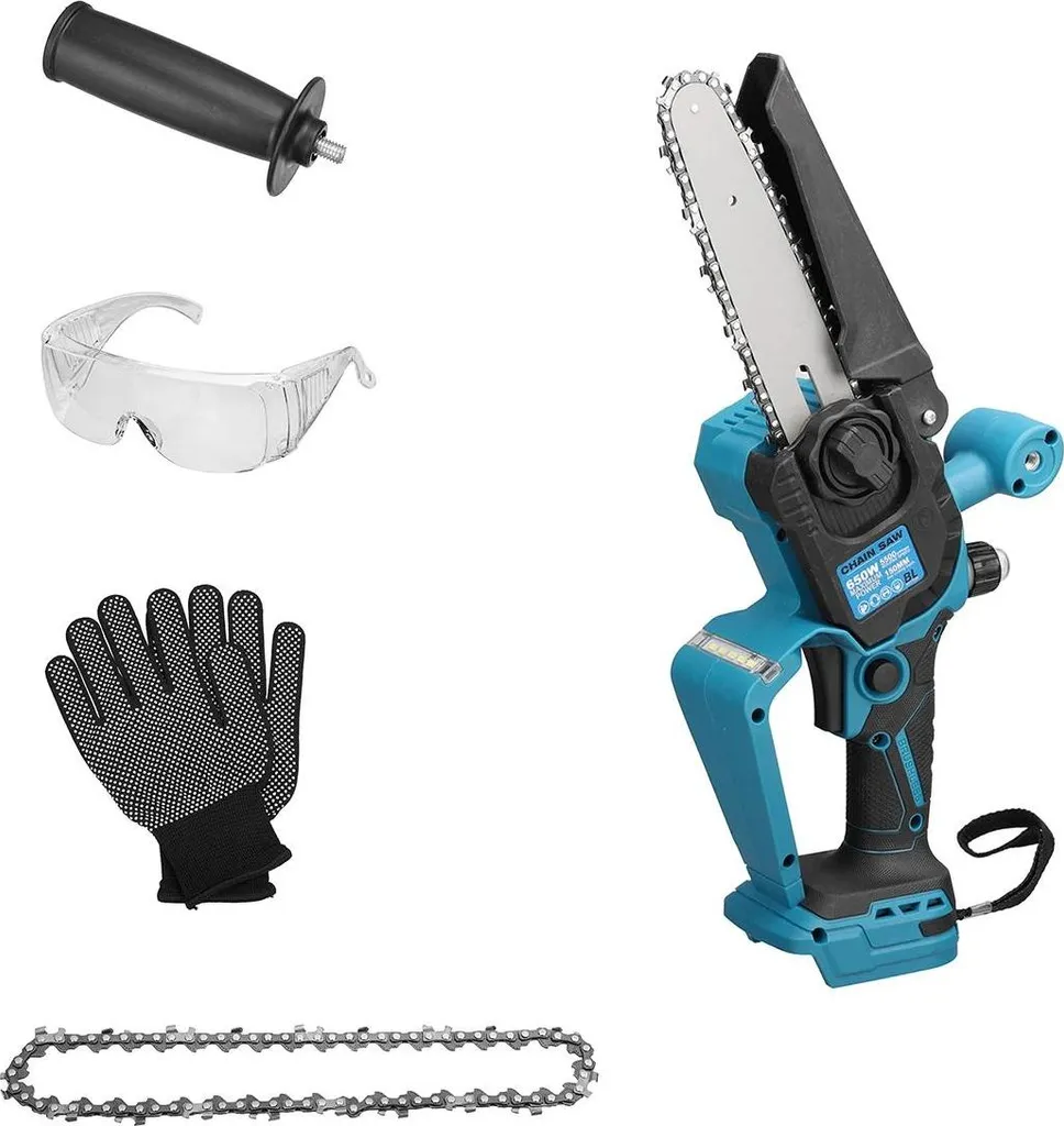 Petite élagueuse portative 15cm moteur sans balais 21V rouge carmin