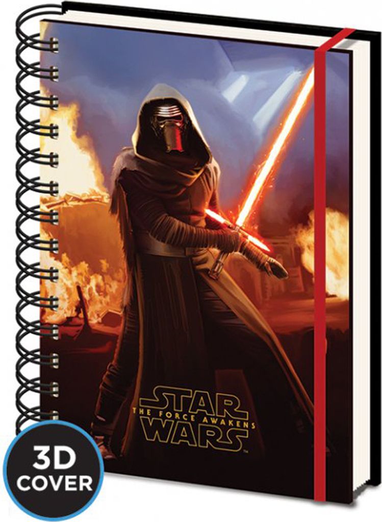 Star Wars - Premium Notizbücher - EP7 Kylo Ren 3D Cover