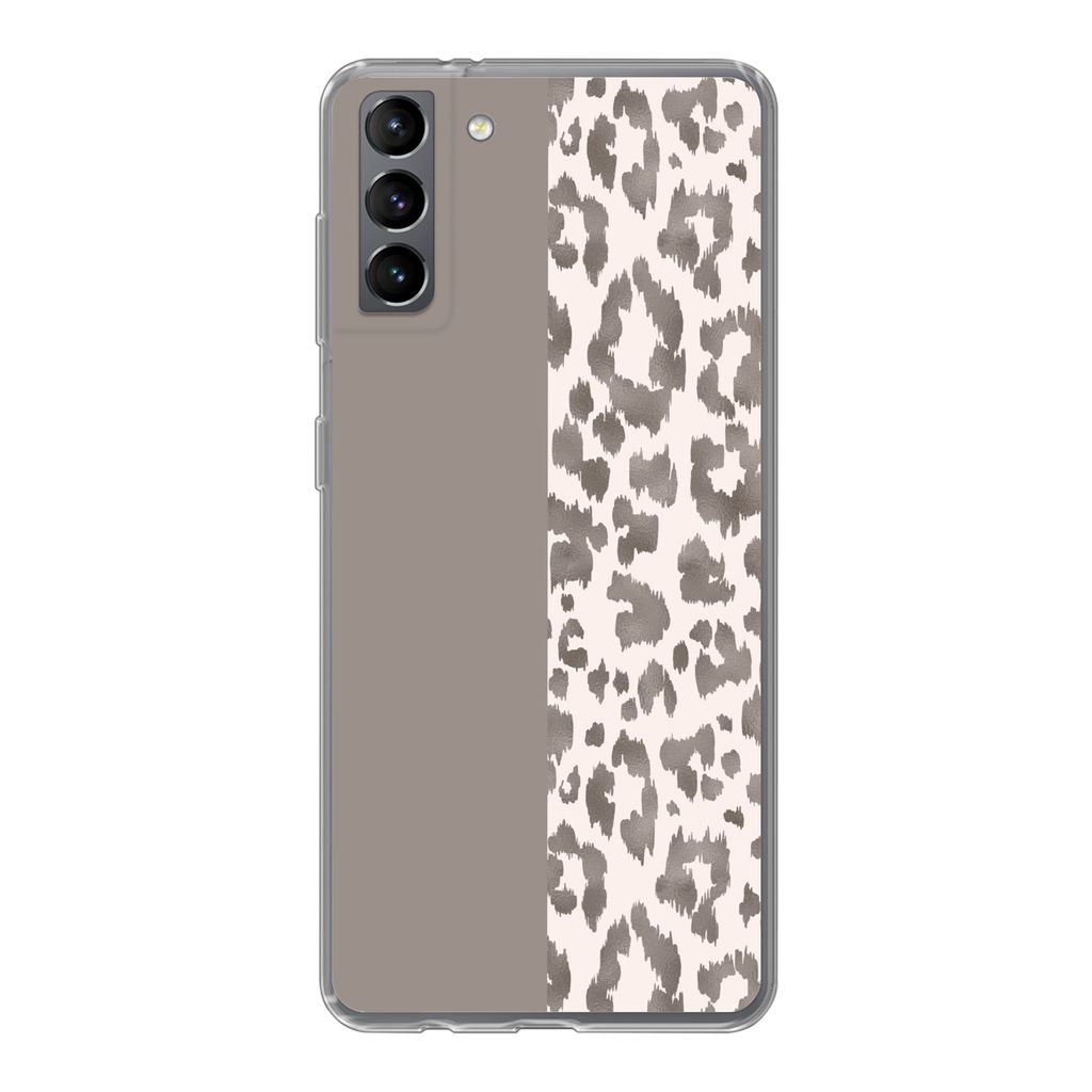 MuchoWow Handyhülle Schutzhülle Hülle für Samsung Galaxy S21 Plus Mantel - Tiere - Design Silikon Softcase Handy Hülle - Handy-Tasche