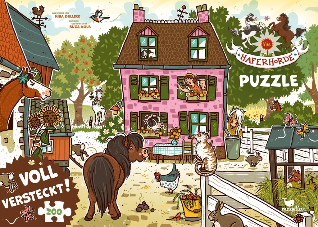 Die Haferhorde - Voll versteckt! (Puzzle) Produktbild 